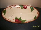 FRANCISCAN APPLE SNACK TRAY DIVIDED TV PLATE USA