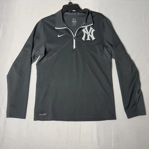New York Yankees Jacket Nike Full-Zip Size S Gray - Picture 1 of 11