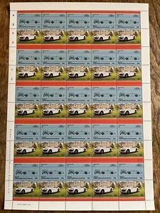 Lot of 12 sheets 1986 CARS Austin-Healey 100-6-600x50c ** Grenadines St.Vincent - Picture 1 of 2
