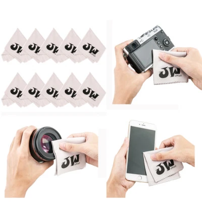 JJC 10PCS Micro Fibre Cleaning Cloth for Camera Lens Laptop iPad iPhone Screen - Image 1 of 4
