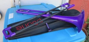 Jiggs pBone Plastic player Trombone W/ Case- Purple - adult music toy novelty - Picture 1 of 2