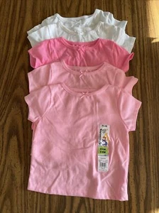 5 Blank Plain Garanimals Girls T-shirt Great For Vinyl Craft 3-6 Months NWT - Picture 1 of 3