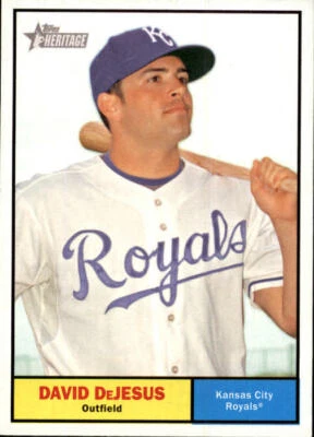 2010 Topps Heritage #143 David DeJesus - NM - Image 1 of 2