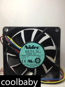 NIDEC D07R-12T2L A MR fan 12V 0.08A 70*70*15mm 3pin - Picture 1 of 1