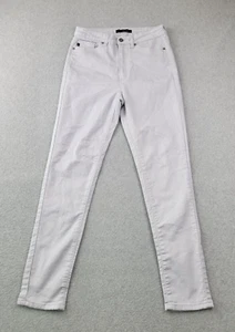 Kancan Skinny Jeans Damen 9/28 High Rise 5 Pocket Stretch Silber Flieder Denim - Bild 1 von 14