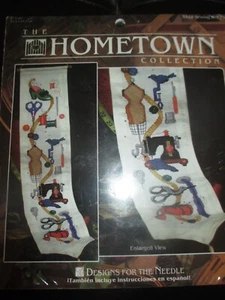 DISEGNI PER AGO KIT punto croce vintage CUCITURA CAMPANA PULL - anni 90 - Foto 1 di 2