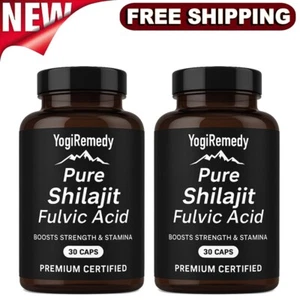 Pure Himalayan Shilajit with Fulvic Acid for Immune Support Men & Women | 2 Pack - Picture 1 of 7