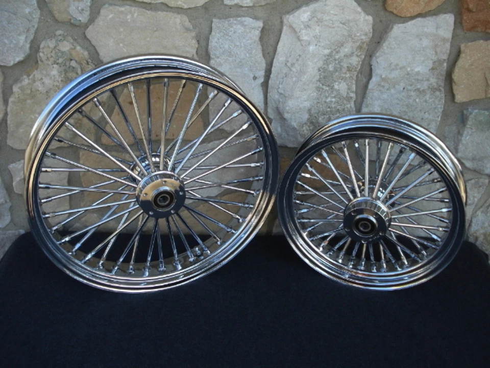 21X3.5" & 16X3.5" DNA FATTY 40 MAMMOTH WHEEL SET 2000-07 HARLEY TOURING BAGGER - Imagem 1 de 3