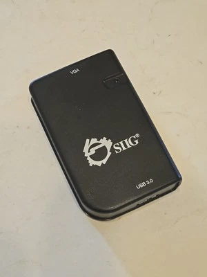 SIIG SuperSpeed USB 3.0 to DVI Adapter (JU-DV0511-S2) (BP92514X) Pre-owned  - Image 1 of 4