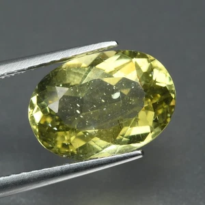 3.82 Ct Sensational Oval Cut 11.3 x 7.9 MM 100% Natural Grey Madagascar Apatite - Picture 1 of 5