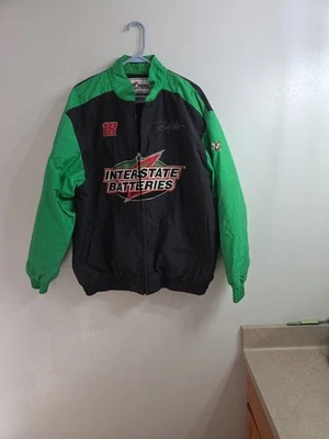 De colección.  Chaqueta con batería Nascar Large Chase Authentics Bobby Labonet #18 Interestatal Foto 1 de 4