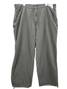 Vintage Levis Silver Tab Pants Mens Green Carpenter Skater Cargo Y2K 42 x 30 - Picture 1 of 10