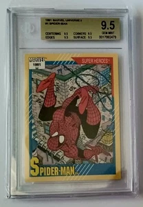 1991 Impel Marvel Universe II - Spider-man #1 - BGS 9.5 Gem Mint - Picture 1 of 3