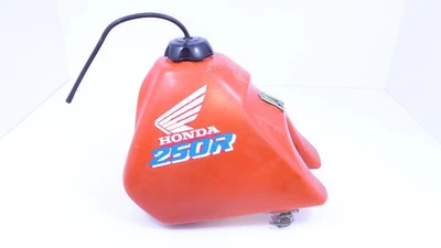 Honda XR250R 1990 tanque de gasolina pila de combustible con llave y tapa OEM Foto 1 de 4