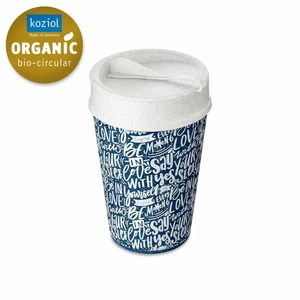 Koziol thermo mug Iso To Go Love Letter, plastic, Nature Night Blue, 400 ml - Picture 1 of 6