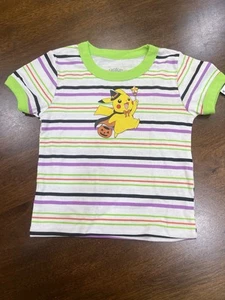 Kids Pokemon Halloween Pikachu Crop Top Medium 8 NWT  - Picture 1 of 3