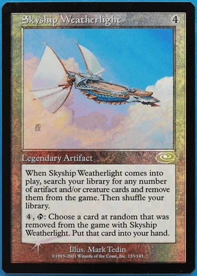 Skyship Weatherlight FOIL Planeshift HEAVILY PLD Rare CARD (498818) ABUGames - Image 1 of 2