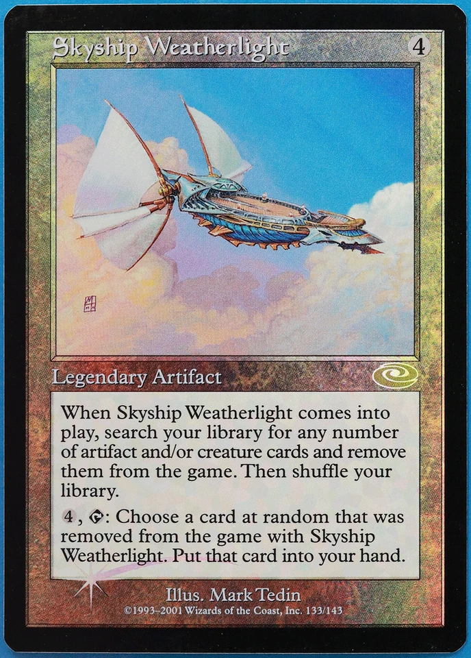 Skyship Weatherlight FOIL Planeshift HEAVILY PLD Rare CARD (498818) ABUGames - Image 1 of 2