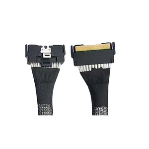 Câble Adaptateur MCIO 8i Vers MCIO 8i Cool IO PCIe 5.0 NVMe 32 AWG 85 Ohm8074 - Afbeelding 1 van 6