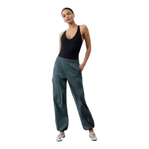 Pantalones de tiro Athleta talla grande grises nuevos con etiquetas holgados estilo callejero nailon - Imagen 1 de 12