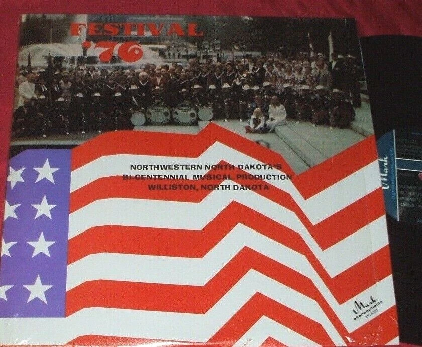 NORTH DAKOTA 1976 Bicentennial Music Festival PRIVATE LP JAZZ John Denver  Foto 1 de 1