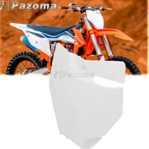 1X Cubierta de placa de número frontal blanca para 125 150 250 350 450 SX XC-F SX-F 2016-2017 - Imagen 1 de 8