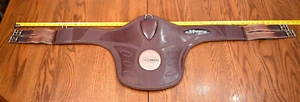 Prestige synthetic stud belly guard girth brown for saddle 52" - 54" - Picture 1 of 7
