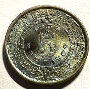elf Mexico 5 Centavos 1936 B014 - Picture 1 of 2