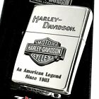 Zippo Harley Davidson Hdp-09 Silver Mirror Metal Logo 1903 Lighter Japan Limited