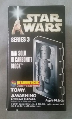 Figura de acción colección Star Wars Kubrick serie 3 HAN SOLO IN CARBONITE BLOCK Foto 1 de 2