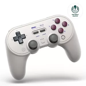 8BitDo Pro 2 Bluetooth Gamepad Hall Edition G Classic Switch Android Apple Steam - Picture 1 of 8