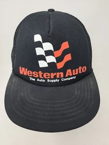 Vintage Western Auto Supply Co Mesh Trucker  SnapBack Hat Cap Foam  - Picture 1 of 7