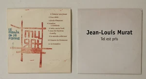 JEAN LOUIS MURAT 2 x CD SINGLE (PROMO) LE MOUJIK ET SA FEMME/TEL EST PRIS - Imagen 1 de 2
