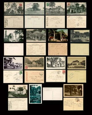 French Indochina 15 Different Postcards Temple, Pagoda... in Vietnam (INGR02) - Image 1 of 4