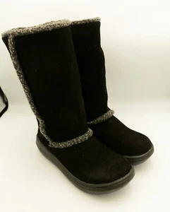 ROCKET DOG Sofie Black Suede Snow Boots Fleece Lined Ladies UK5 EU38 - Picture 1 of 9