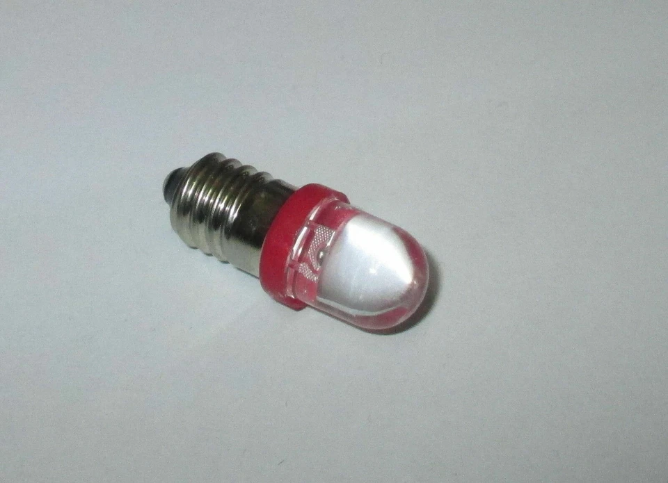 KAHLERT LED Schraubbirne E10 3,5-4,5Volt - rot - für Krippen / Puppenhäuser NEU