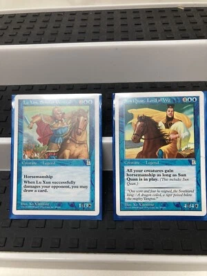 MTG Sun Quan, Lord of Wu & Lu Xun Scholar General Portal Three Kingdoms LP - Image 1 of 4