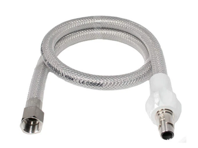 CAMPCOOGA Allgasschlauch 1 Meter, Schlauch für Gassteckdose, Propangas, Gasherd