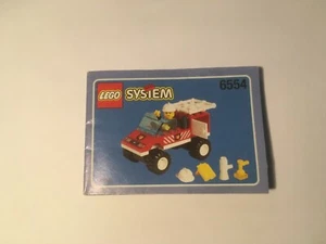 LEGO 6554 Town Jr. Fire Blaze Brigade Instruction Manual Construction... - Imagen 1 de 1