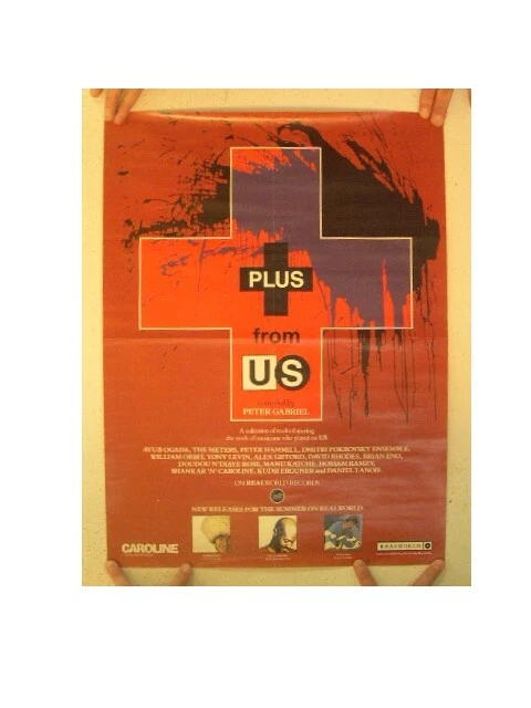 Peter Gabriel Poster Plus From Us Genesis - Image 1 of 1