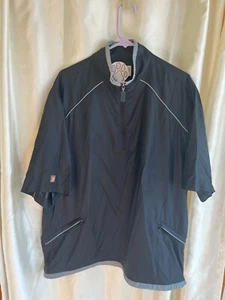 Clemson Tigers Windbreaker 1/4 Zip SS Pullover Light Rain Ashworth Jacket Large - Picture 1 of 8