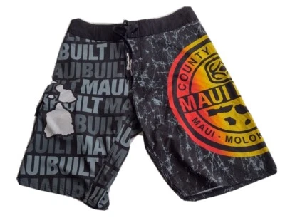 Maui built Men Surf swimsuit, trunks,  multicolor. Size 30 - Image 1 of 4