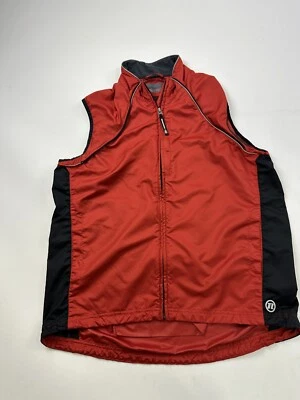 Novara Cycling Vest Mens Large Red Missing Detachable Sleeves Sleeveless - Image 1 of 4