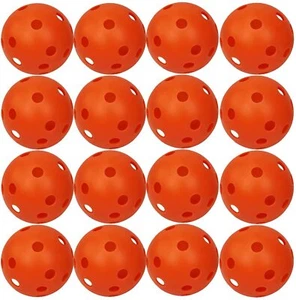 Swing Training Plastic Airflow Golf Balls Indoor Outdoor Driving Range 12/24 - Picture 1 of 12