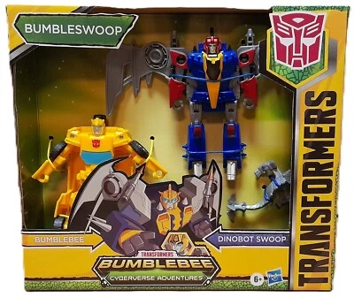 Transformers Figur Bumblebee Dinobot Swoop Cyberverse  Bumbleswoop Swoop Hasbro - Bild 1 von 3