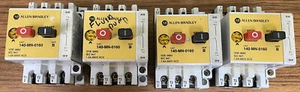 LOT OF (4) 140-MN-0160 140MN0160 SER. B ALLEN BRADLEY MANUAL MOTOR STARTER - Picture 1 of 9