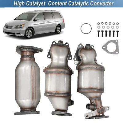 Catalytic Converter For 2005-2010 Honda Odyssey/Pilot 3.5L BANK 1 AND 2 AND REAR - Image 1 of 4