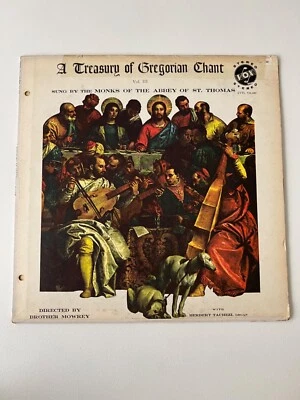 Treasury of Gregorian Chant Vol III STPL 516 480 VOX Monks Abbey St. Thomas VG+ - Image 1 of 4