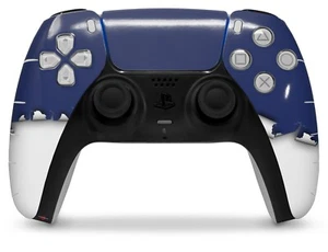 Controlador Sony PS5 Skin Colores Rasgados Azul Blanco - Imagen 1 de 4