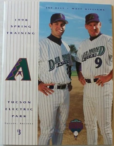 1998 Arizona Diamondbacks Spring Training Program Chicago White Sox - Picture 1 of 4